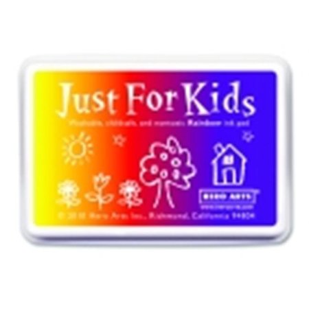 HERO ARTS Hero Arts Just For Kids Rainbow Non-Toxic Washable Ink Pad - 3 x 2 in. - Assorted Color 1469019